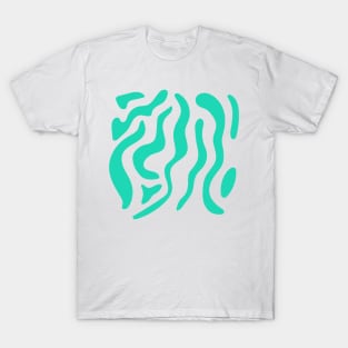 Green Tribal Decorative Graphism T-Shirt